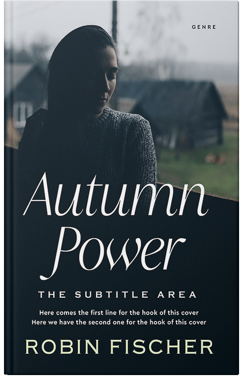 Front view of Premade Romance Book Cover - Silver Sand