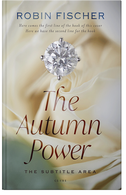 Front view of Premade Romance Book Cover - Foggy Gray