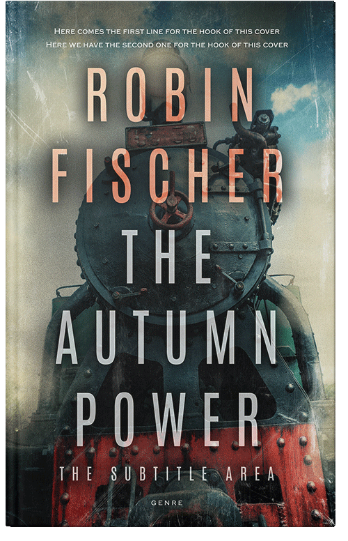 Front view of Premade Historical Book Cover - Coral Reef