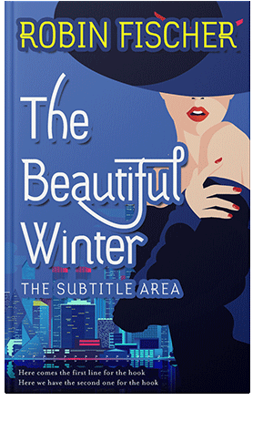 Pre Made Book Cover Sapphire