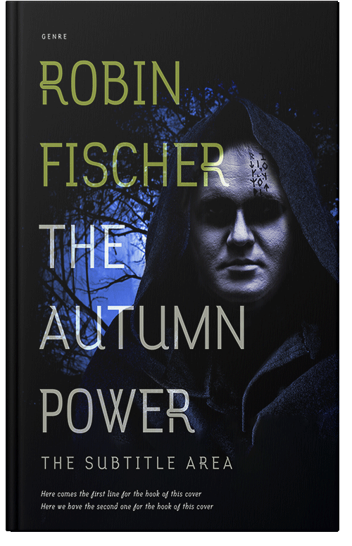 Front view of Premade Horror Book Cover - Bunker