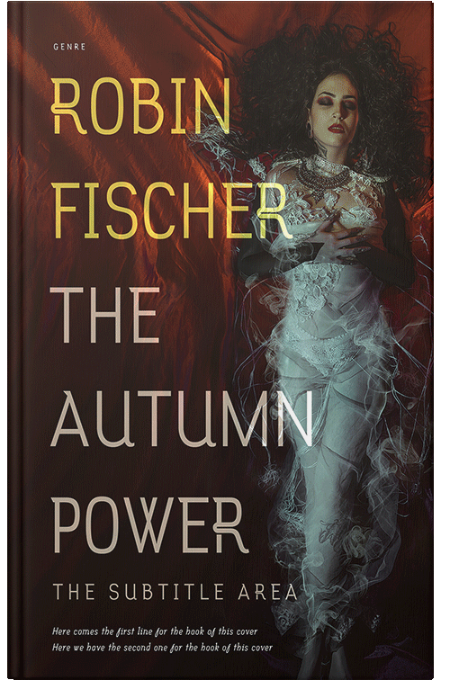 Front view of Premade Horror Book Cover - Eclipse