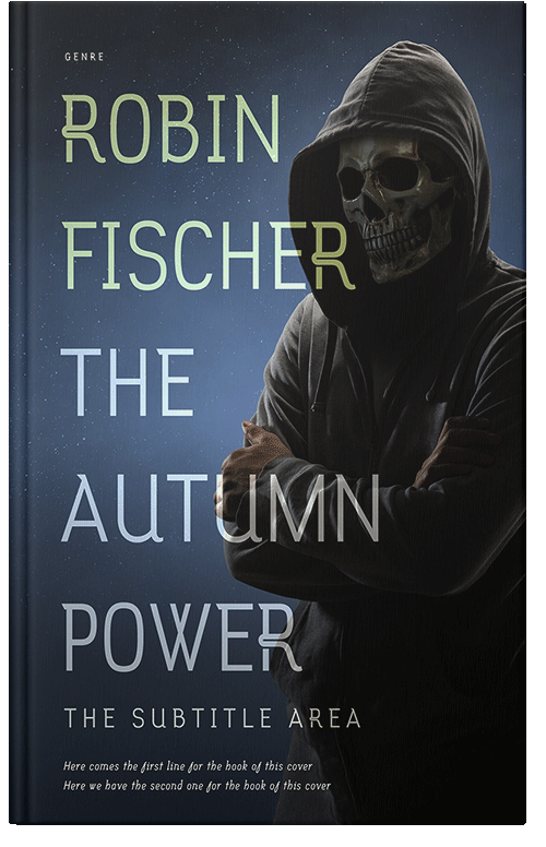 Front view of Premade Horror Book Cover - Bunker