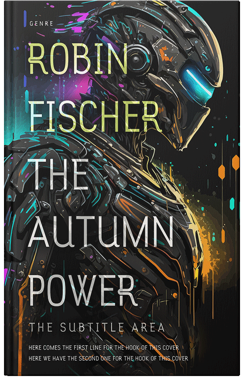 Front view of Premade Science Fiction Book Cover - Woodsmoke