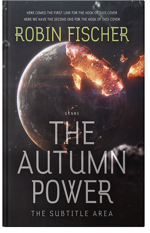 Front view of Premade Apocalyptica Book Cover - Thunder