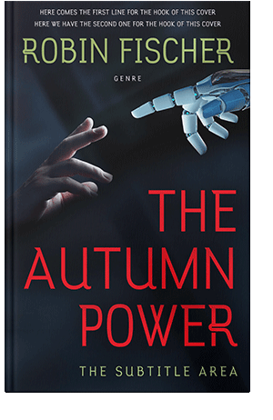 Pre Made Book Cover Ebony