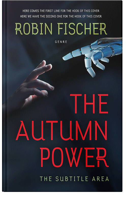 Front view of Premade Science Fiction Book Cover - Ebony