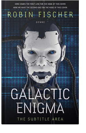 Pre Made Book Cover Silver Sand