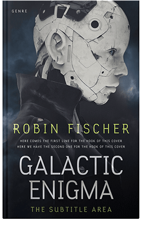 Pre Made Book Cover Gray Nickel