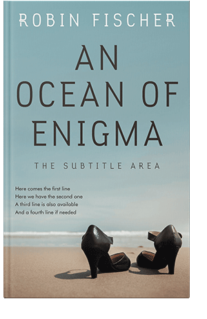 Pre Made Book Cover Tower Gray