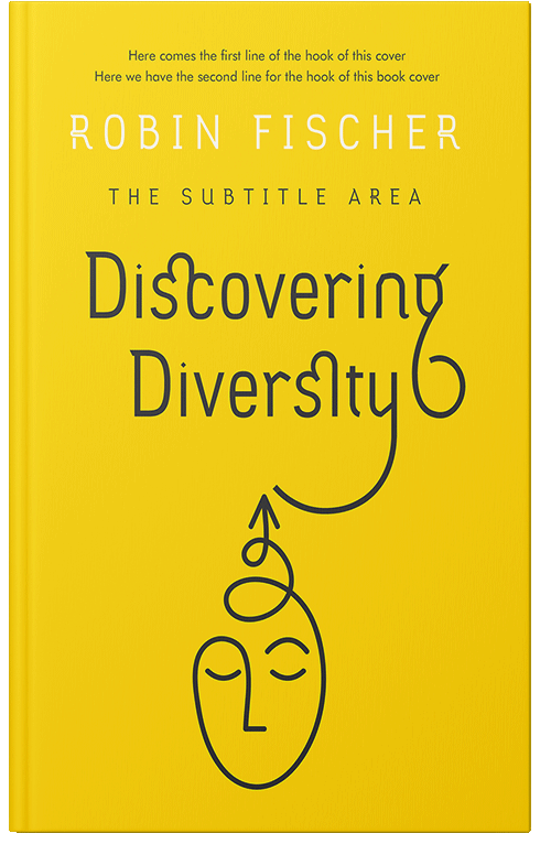 Front view of Premade Self-Improvement & Self-Help Book Cover - School Bus Yellow