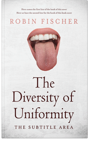 Premade Book Cover Hint of Red