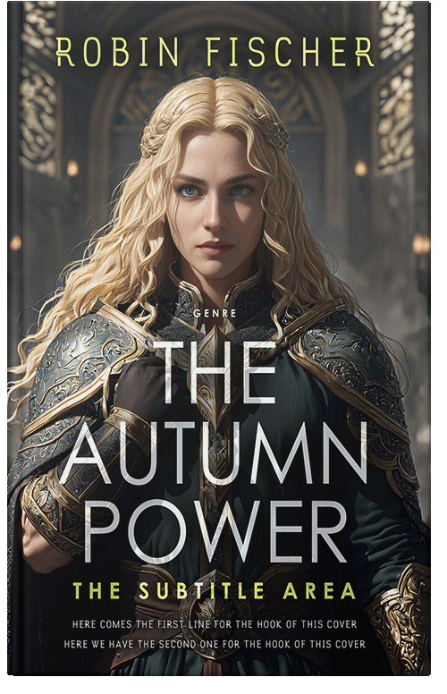 Front view of Premade Science Fiction Book Cover - Dune