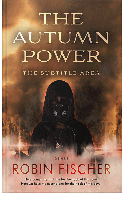 Front view of Premade Apocalyptica Book Cover - Cedar