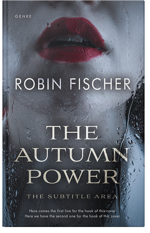 Front view of Premade Horror Book Cover - Tuna