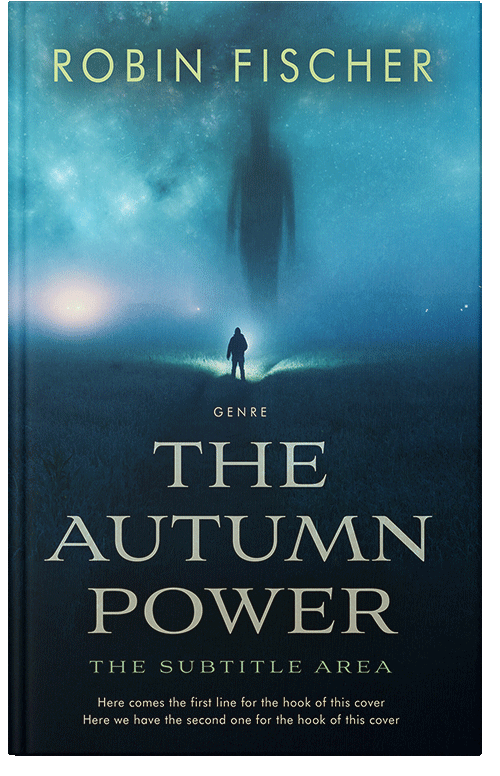 Front view of Premade Fantasy Book Cover - Black Pearl