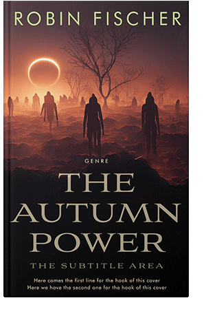 Pre Made Book Cover Antique Brass