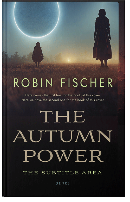 Front view of Premade Horror Book Cover - Thunder