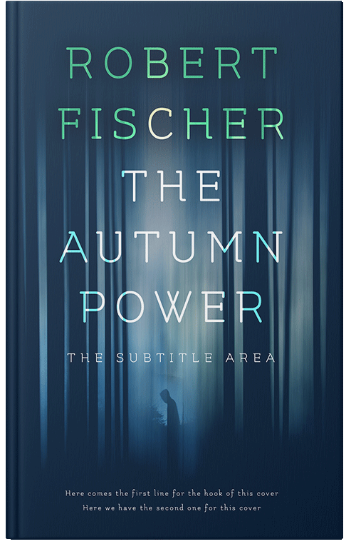 Front view of Premade Mystery & Thriller & Suspense Book Cover - Black