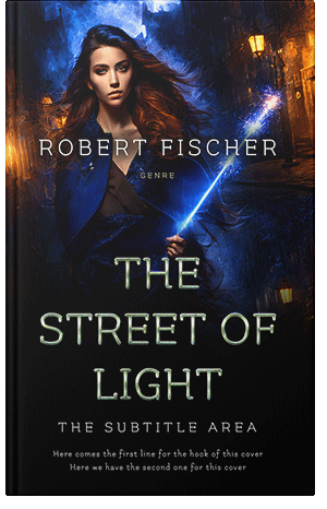 Premade Book Cover Ebony