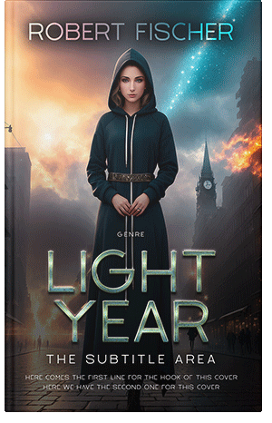 Premade Book Cover Shark