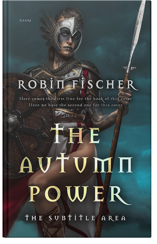 Front view of Premade Fantasy Book Cover - Outer Space