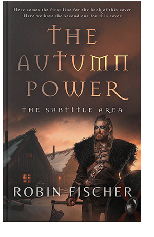 Pre Made Book Cover Cocoa Brown