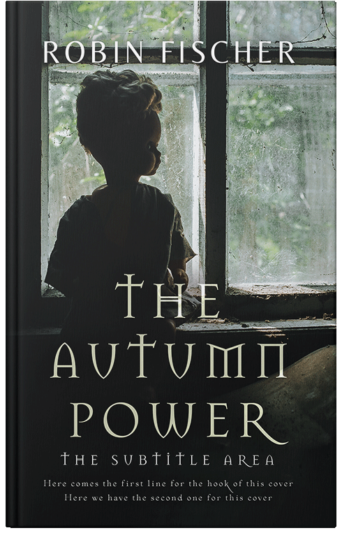 Front view of Premade Horror Book Cover - Heavy Metal