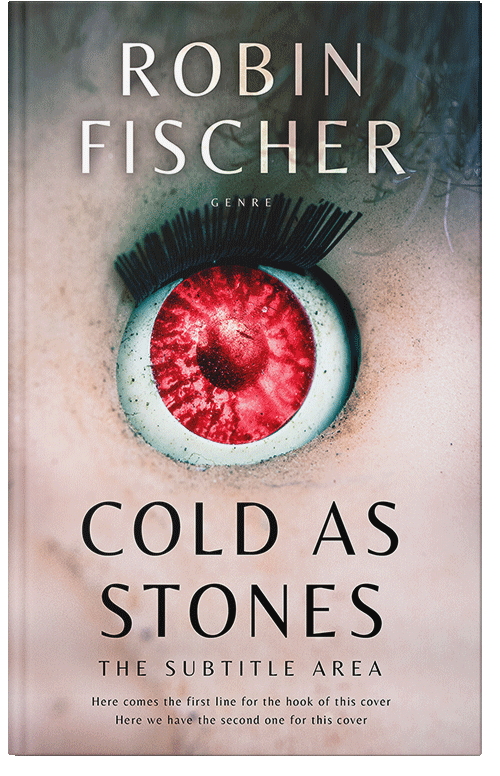 Front view of Premade Horror Book Cover - Outer Space