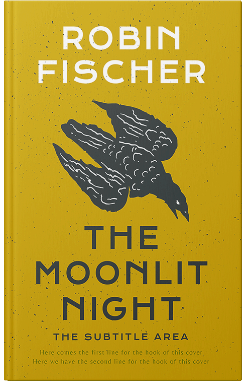 Front view of Premade Horror Book Cover - Buddha Gold