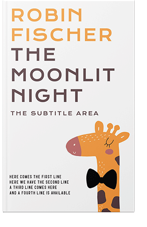 Pre Made Book Cover Sandy brown