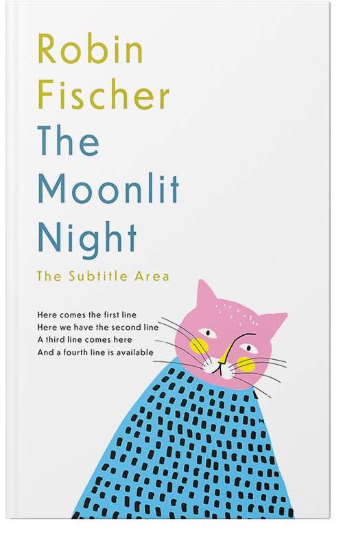 Front view of Premade Children's Book Cover - Just Right