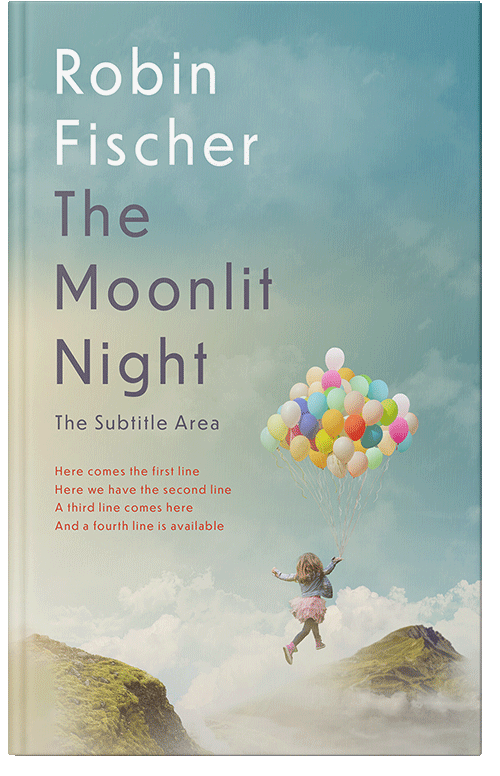 Front view of Premade Fantasy Book Cover - Powder Ash