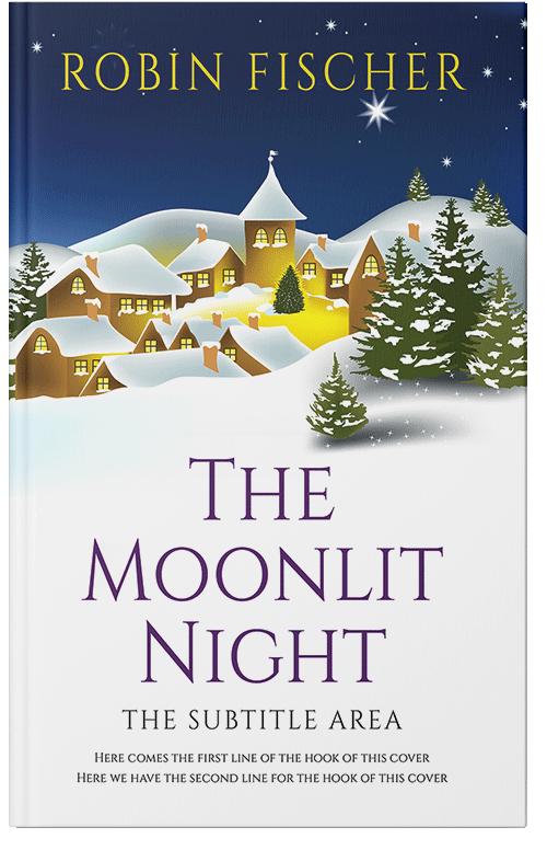 Front view of Premade Children's Book Cover - White Rock