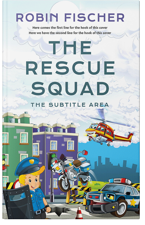 Front view of Premade Children's Book Cover - Ming