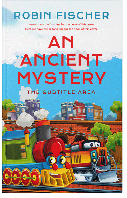 Front view of Premade Children's Book Cover - Thunderbird