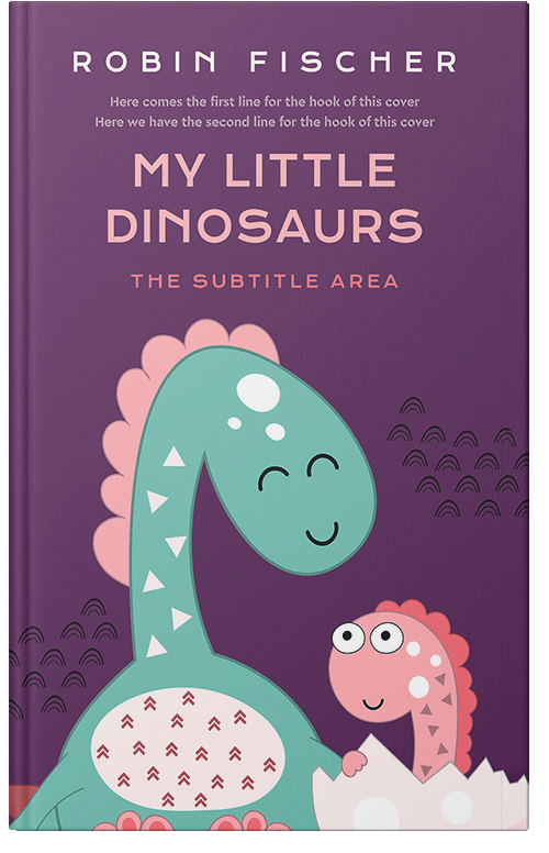 Front view of Premade Children's Book Cover - Cosmic