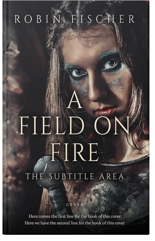 Front view of Premade Fantasy Book Cover - Thunder