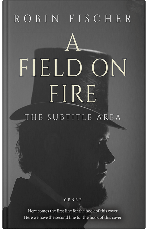 Front view of Premade Historical Book Cover - Mine Shaft