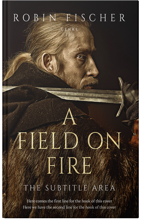 Front view of Premade Fantasy Book Cover - Crowshead