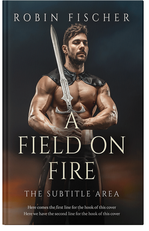 Front view of Premade Action & Adventure Book Cover - Woodsmoke