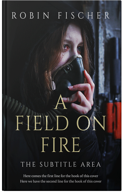 Front view of Premade Apocalyptica Book Cover - Woodsmoke