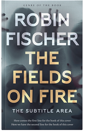 Pre Made Book Cover Bright Gray