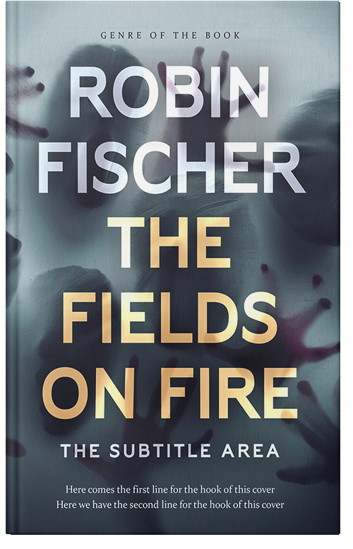 Front view of Premade Mystery & Thriller & Suspense Book Cover - Bright Gray