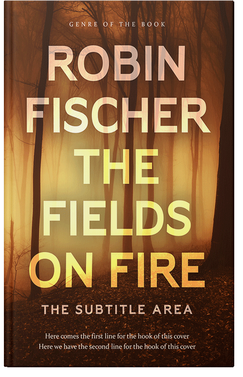 Front view of Premade Mystery & Thriller & Suspense Book Cover - Flax