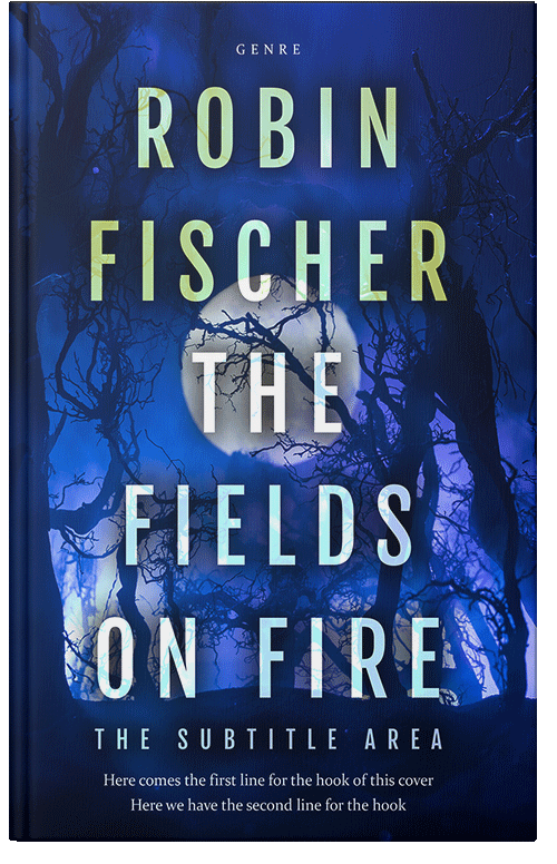 Front view of Premade Horror Book Cover - Downriver