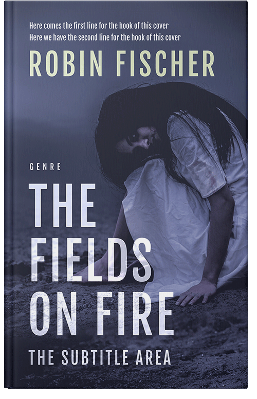 Front view of Premade Horror Book Cover - Martinique