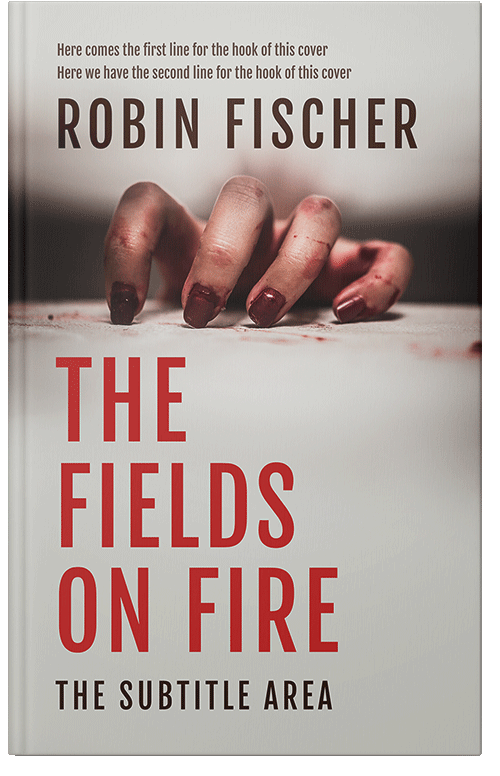 Front view of Premade Mystery & Thriller & Suspense Book Cover - Swirl