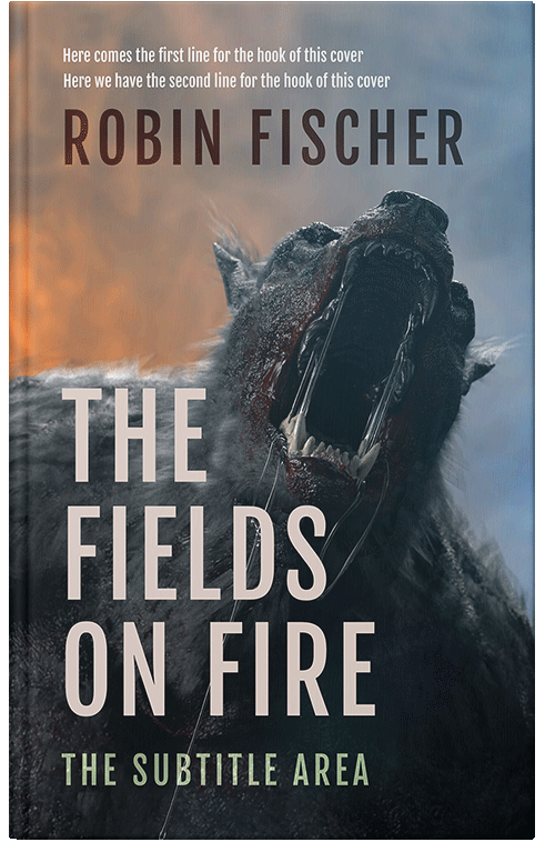 Front view of Premade Horror Book Cover - Rodeo Dust