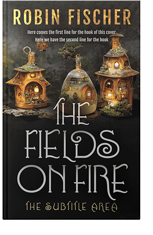 Pre Made Book Cover Tan